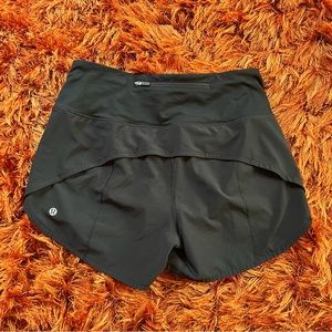 Lululemon Speed Up HR Short 4" *Lined BLK 6